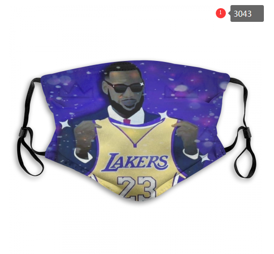 NBA Los Angeles Lakers #23 Dust mask with filter->nba dust mask->Sports Accessory